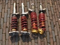 Schokdempers voor en achter Porsche 996 GT3.